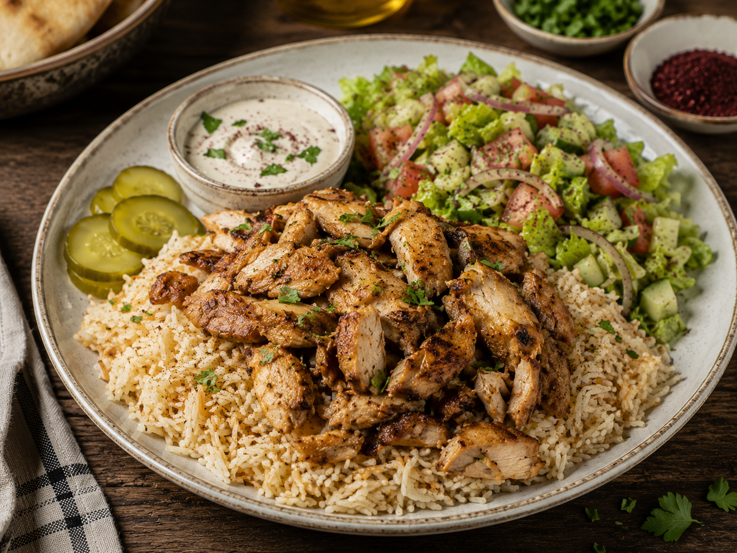 Chicken Shawarma Platter