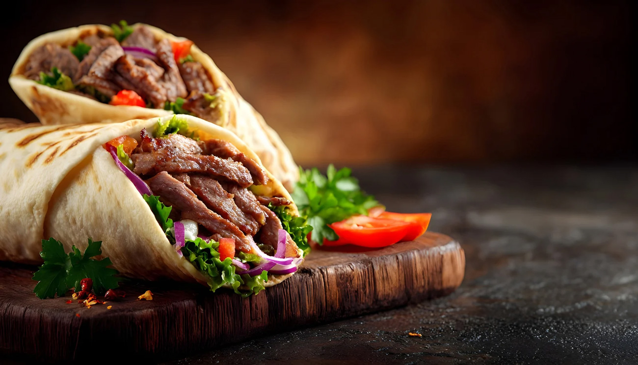 BEEF SHAWARMA SANDWICH